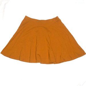 A Line Mustard Skirt
